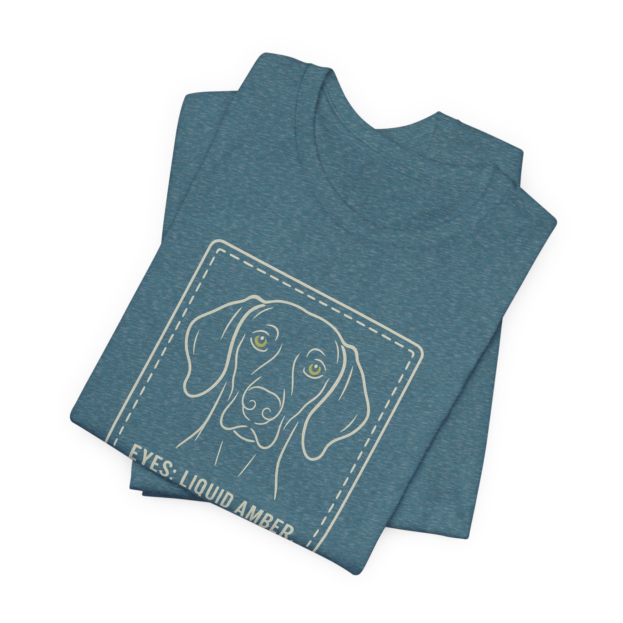 Weimaraner Eyes Liquid Amber Tee