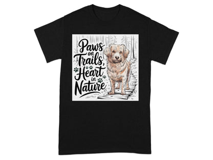 Paws on Trails Heart in Nature Graphic T-Shirt product type