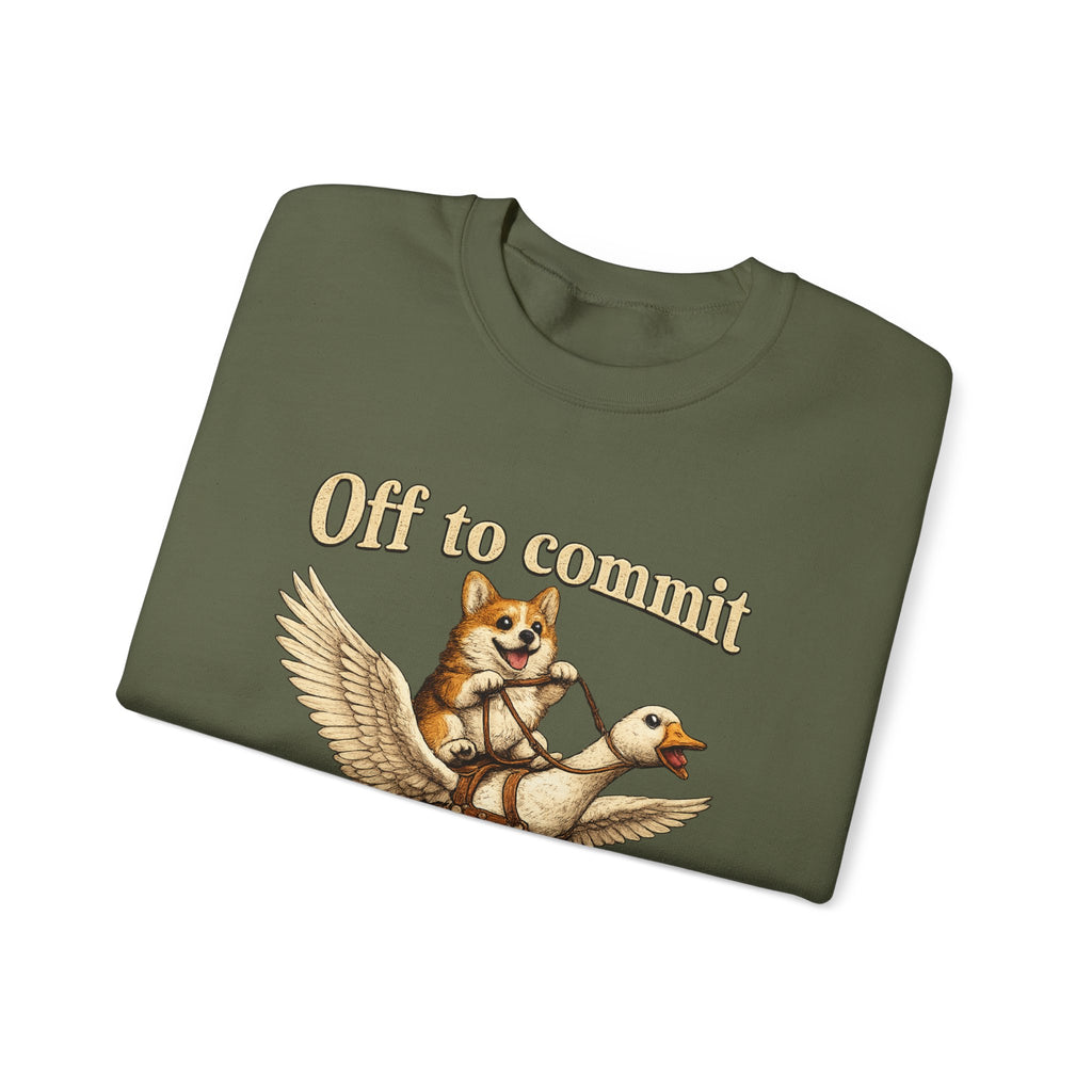 Corgi & Goose Shenanigans Graphic Sweatshirt