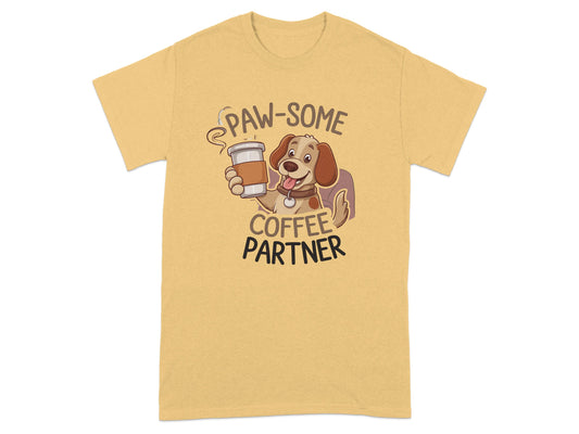 Paw-some Coffee Partner Graphic Tee product