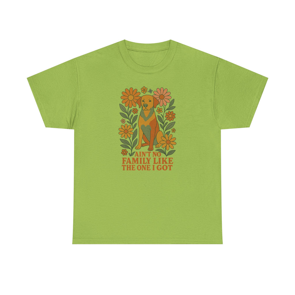 Ain't No Family Like The One I Got Vizsla Flowers t-shirt, view 4