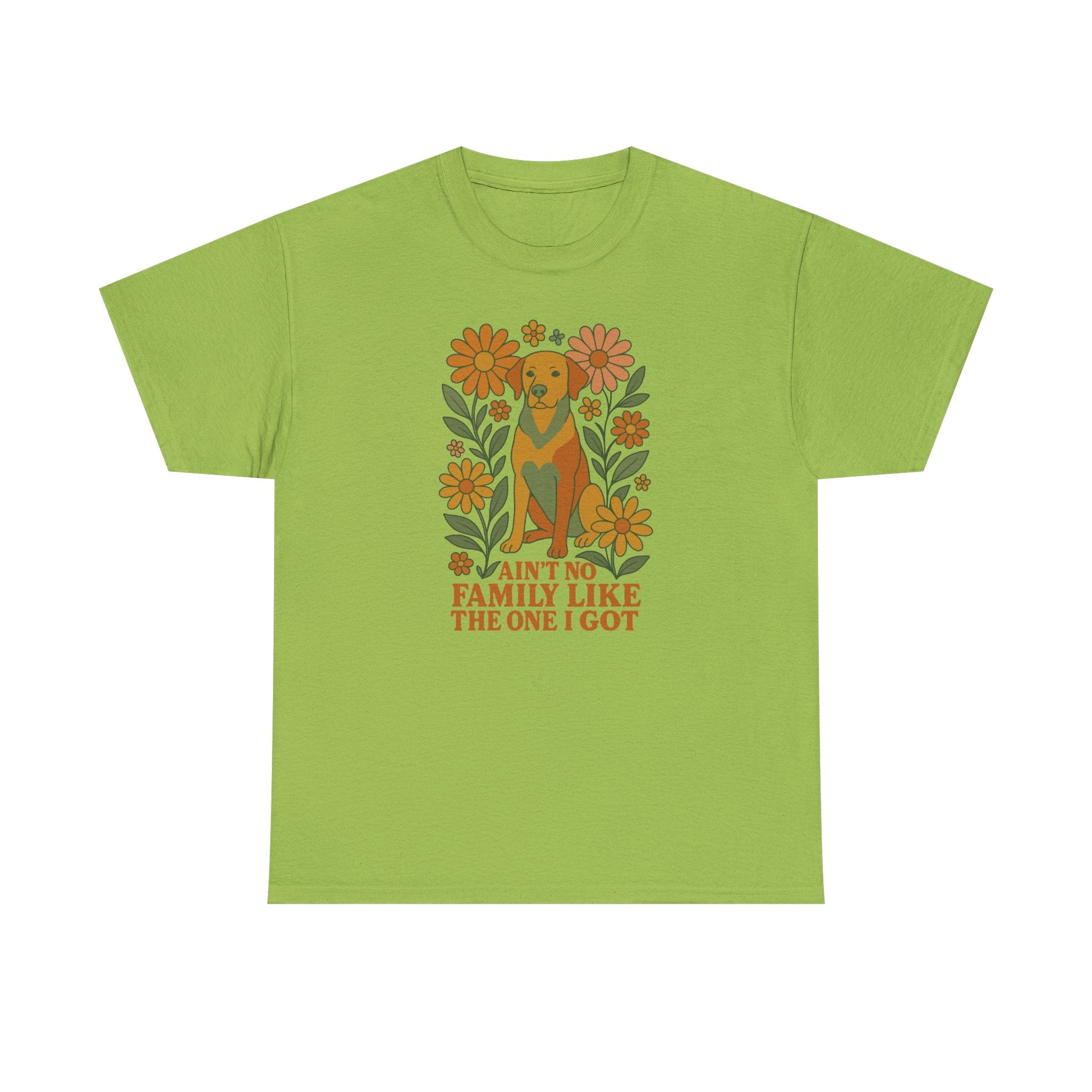 Ain't No Family Like The One I Got Vizsla Flowers t-shirt, view 4