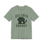 Black Lab Big Grin Energy Tee