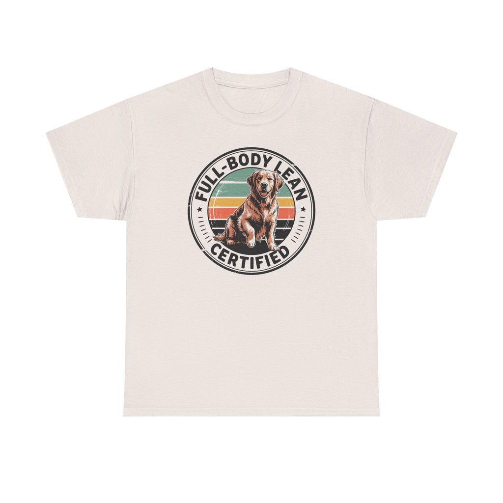 Full Body Lean Certified Golden Retriever T-Shirt