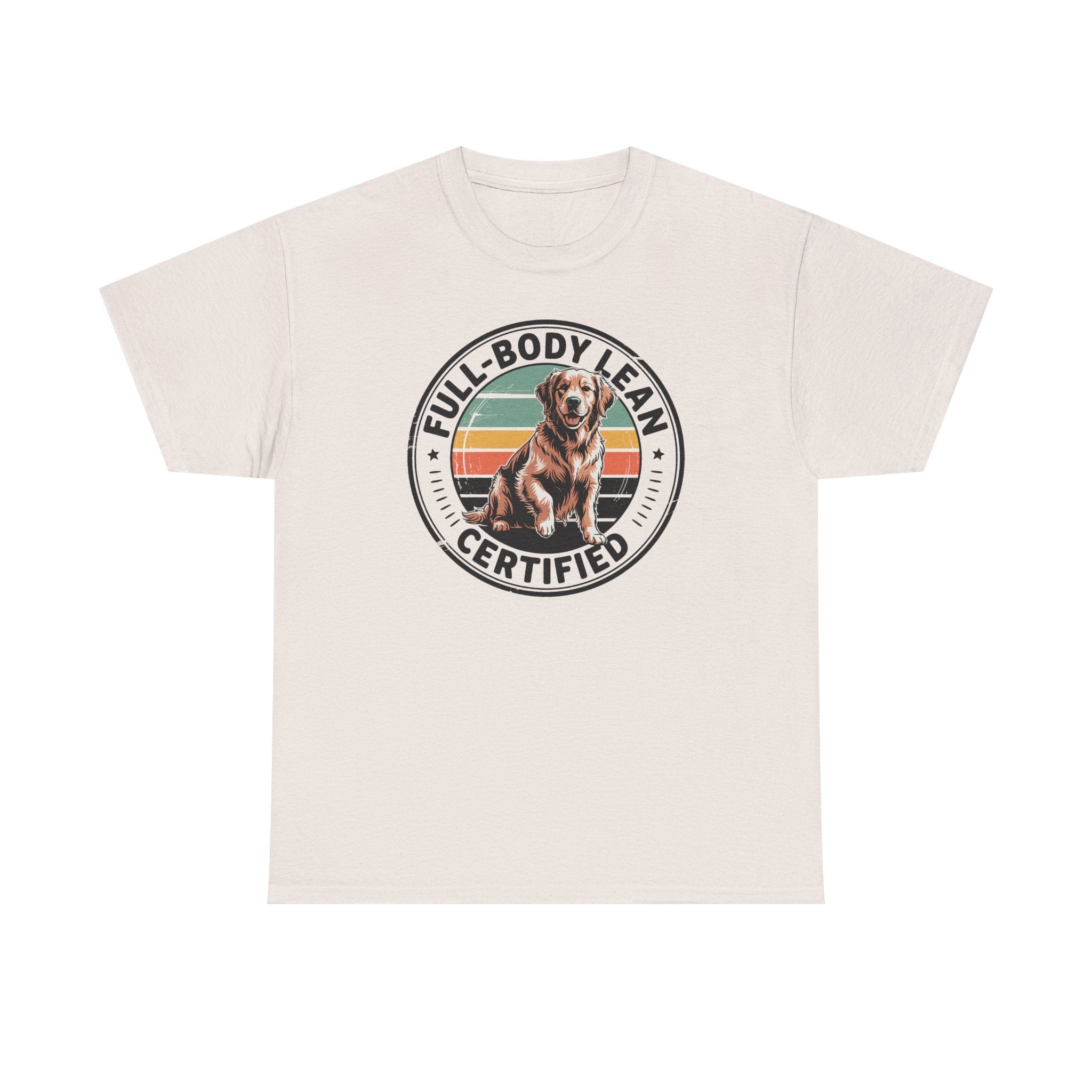 Full Body Lean Certified Golden Retriever T-Shirt