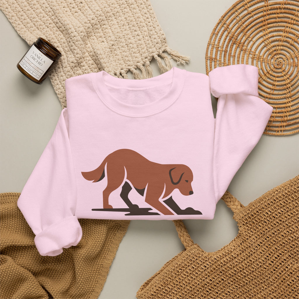 Live Free Dig Holes Golden Retriever Sweatshirt