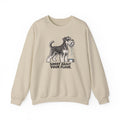 Sorry About Your Floor Schnauzer Sweatshirt in Sand