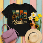 Adventurous Black Labrador in Nature t-shirt