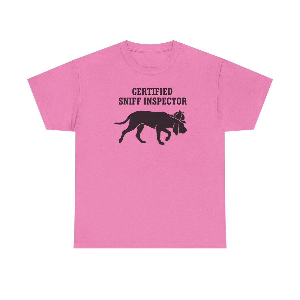 Certified Sniff Inspector Bloodhound T-Shirt