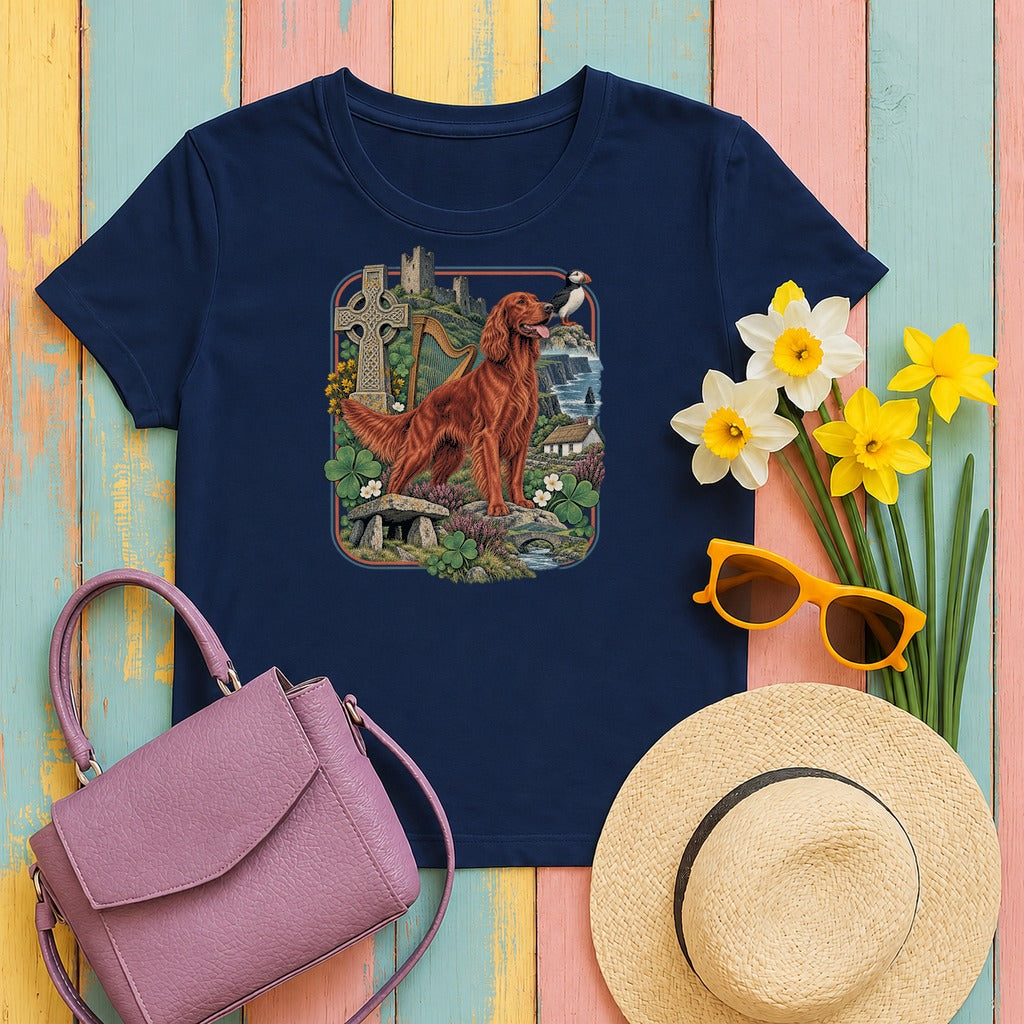 Irish Setter Ireland Heritage tee, Navy
