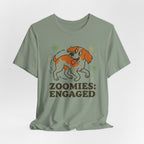 Brittany Spaniel Zoomies Engaged Tee