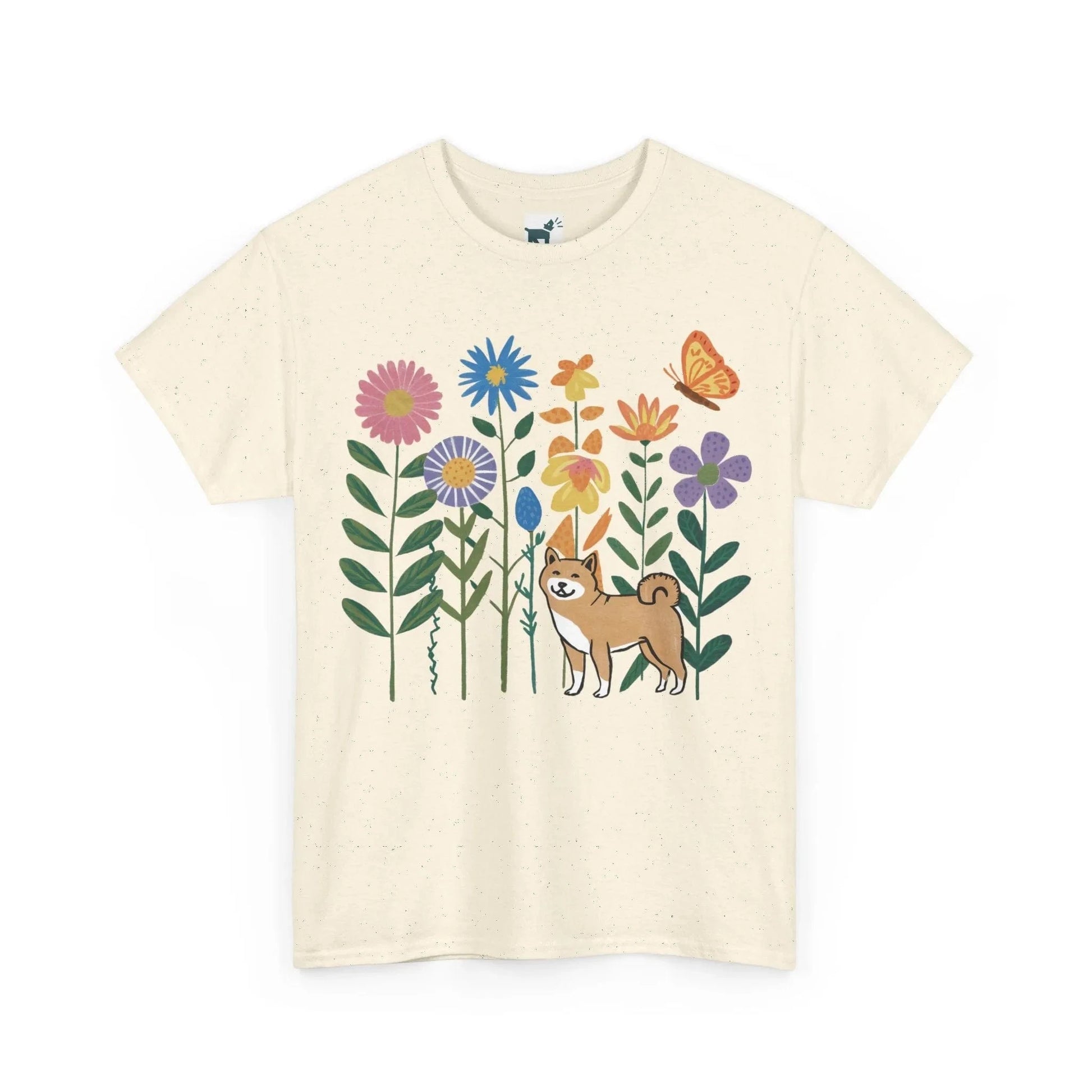 Floral Shiba T Shirt T-shirt