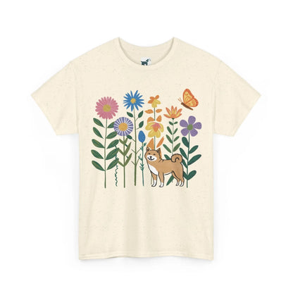 Floral Shiba T Shirt T-shirt