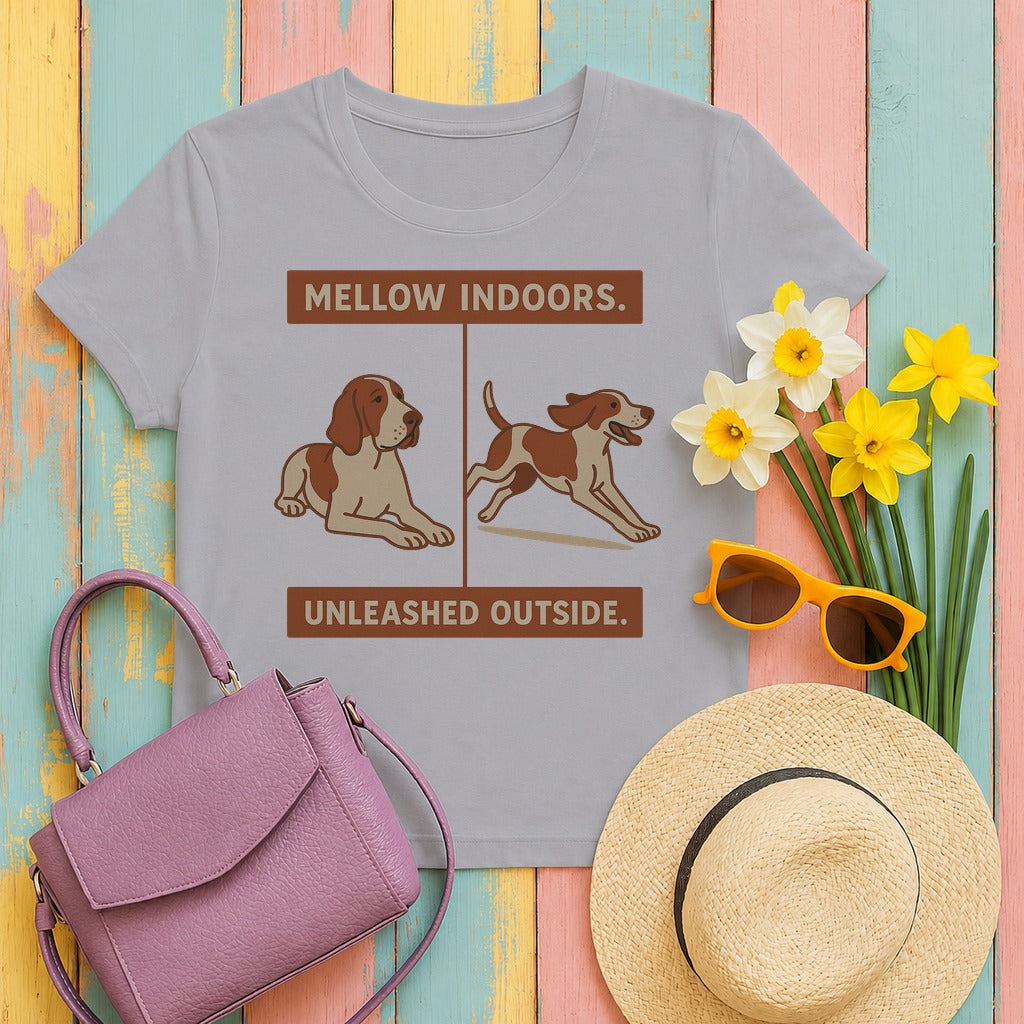 bracco mellow-indoors-unleashed-outside tee flat lay hero
