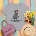 Wirehaired Pointing Griffon Welcome Committee T-shirt in Athletic Heather