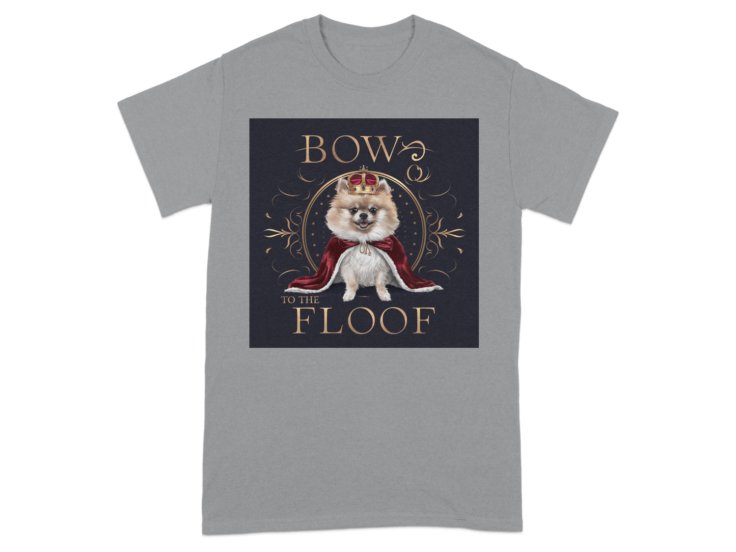 Bow To The Floof Funny Graphic Tee Shirt product type