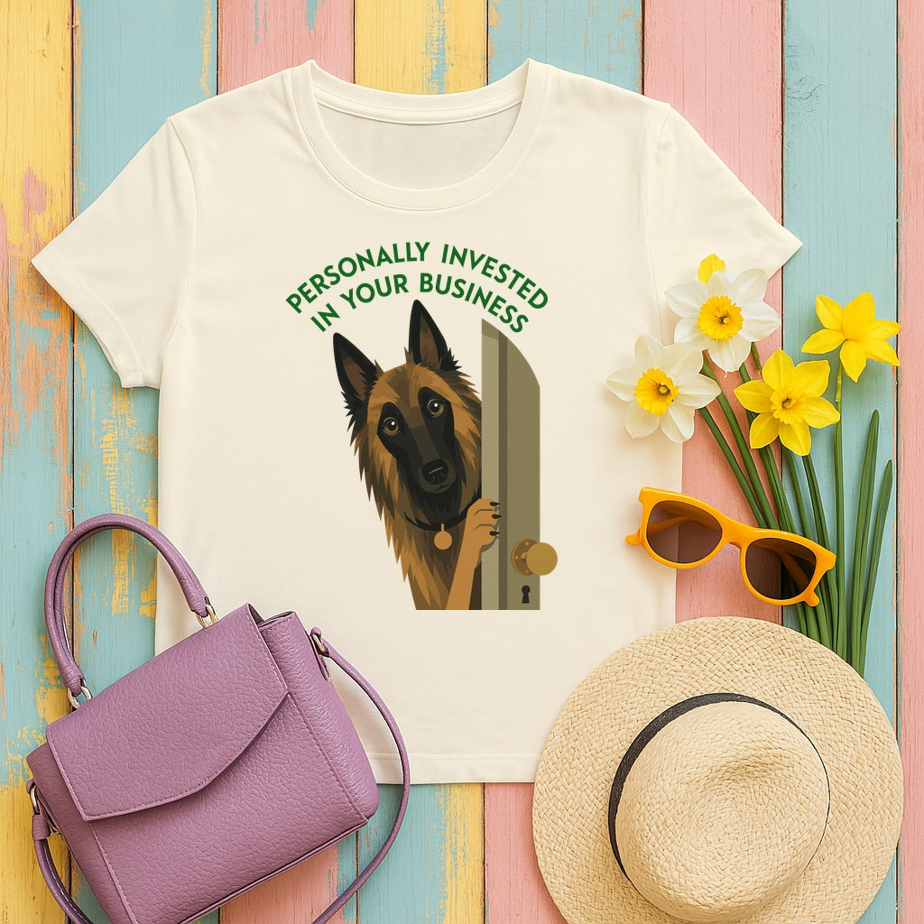 Personally Invested Belgian Tervuren T-Shirt in Natural
