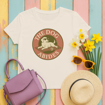 The Dog Abides Graphic Tee Casual Wear product type
