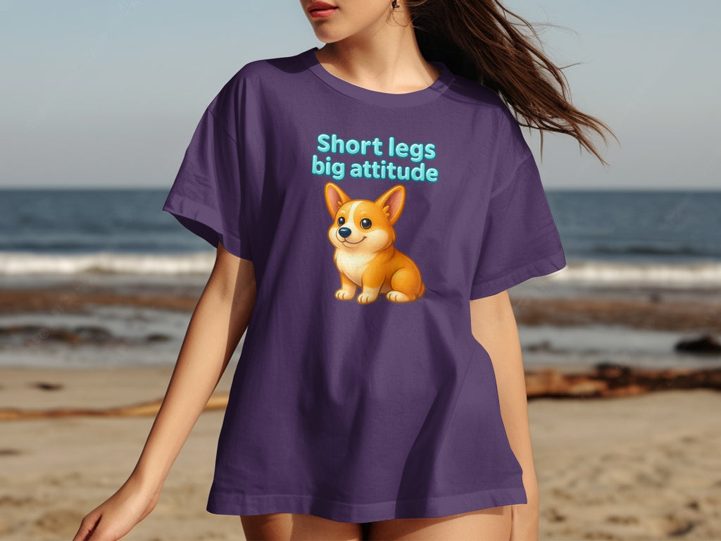 Short legs big attitude dog graphic shirt product