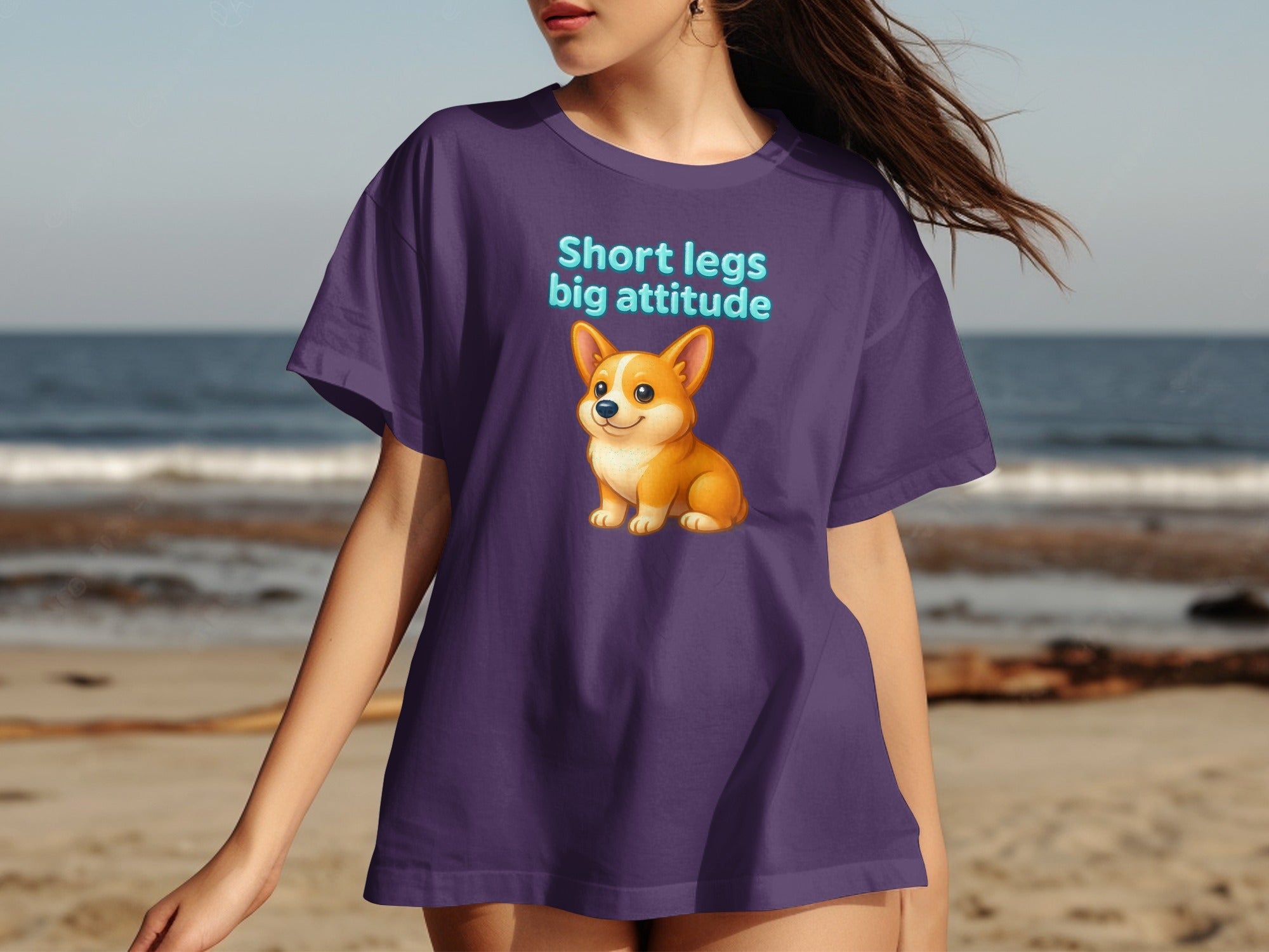 Short legs big attitude dog graphic shirt product