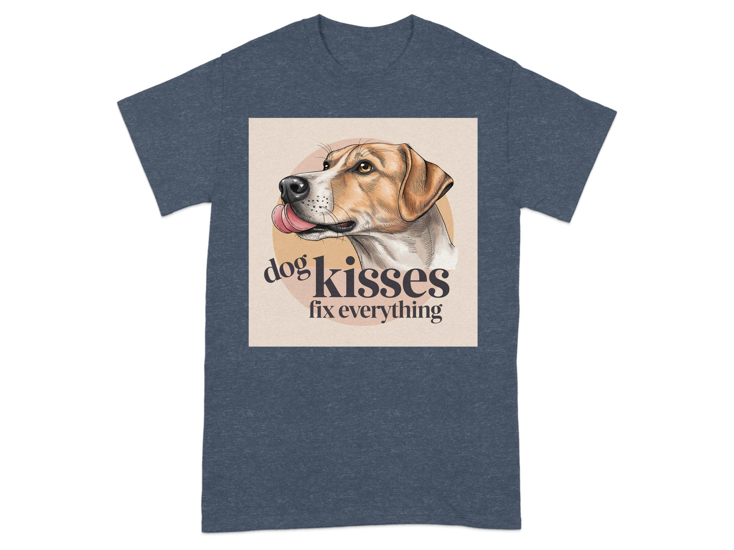 Dog Kisses Fix Everything Graphic T-Shirt product