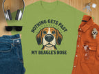 Nothing Gets Past My Beagle's Nose Graphic T-Shirt