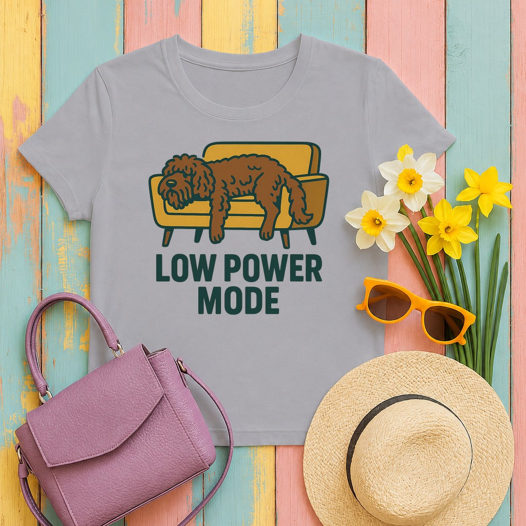 Barbet Low Power Mode Tee in Athletic Heather