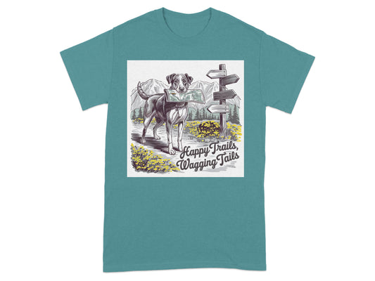 Happy Trails Wagging Tails Graphic Tee product