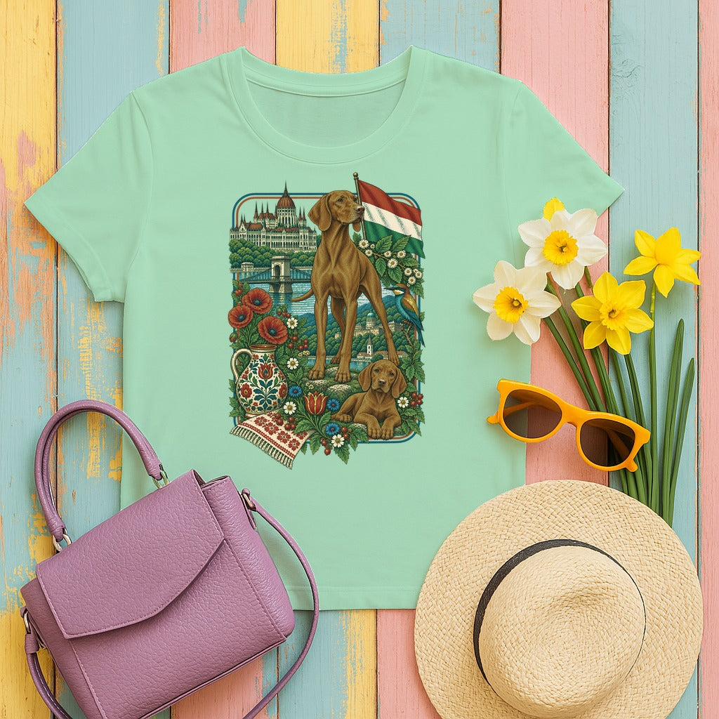 Vizsla Hungary Heritage tee, Mint