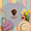 German Shorthaired Pointer Good Boy Club T-shirt in Athletic Heather