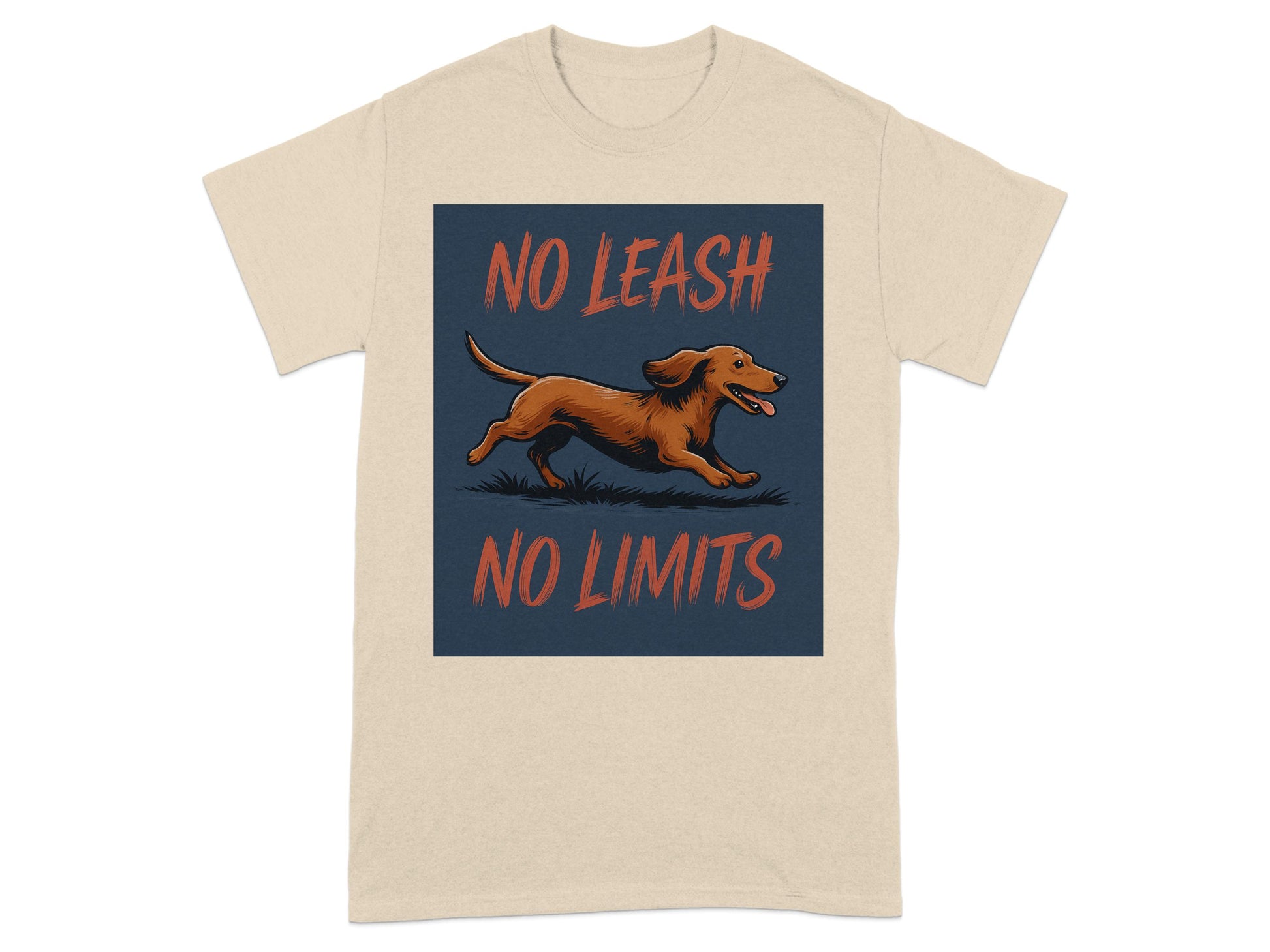 No Leash No Limits Running Dog T-shirt product type