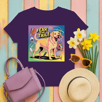 Fear the Tail Yellow Dog Graphic Print T-shirt product