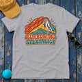 Burrowing Specialist Greyhound T-Shirt in Athletic Heather - flat lay