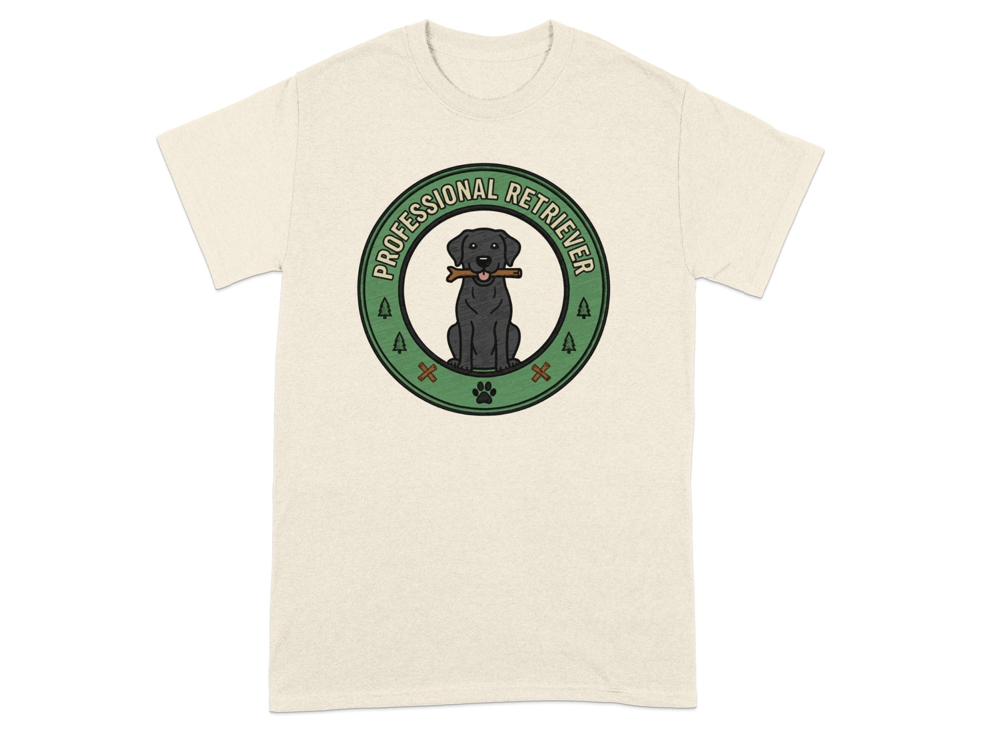 Professional Retriever Graphic T-Shirt for Dog Lovers