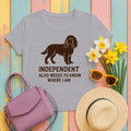 Field Spaniel Independent Tee in Athletic Heather