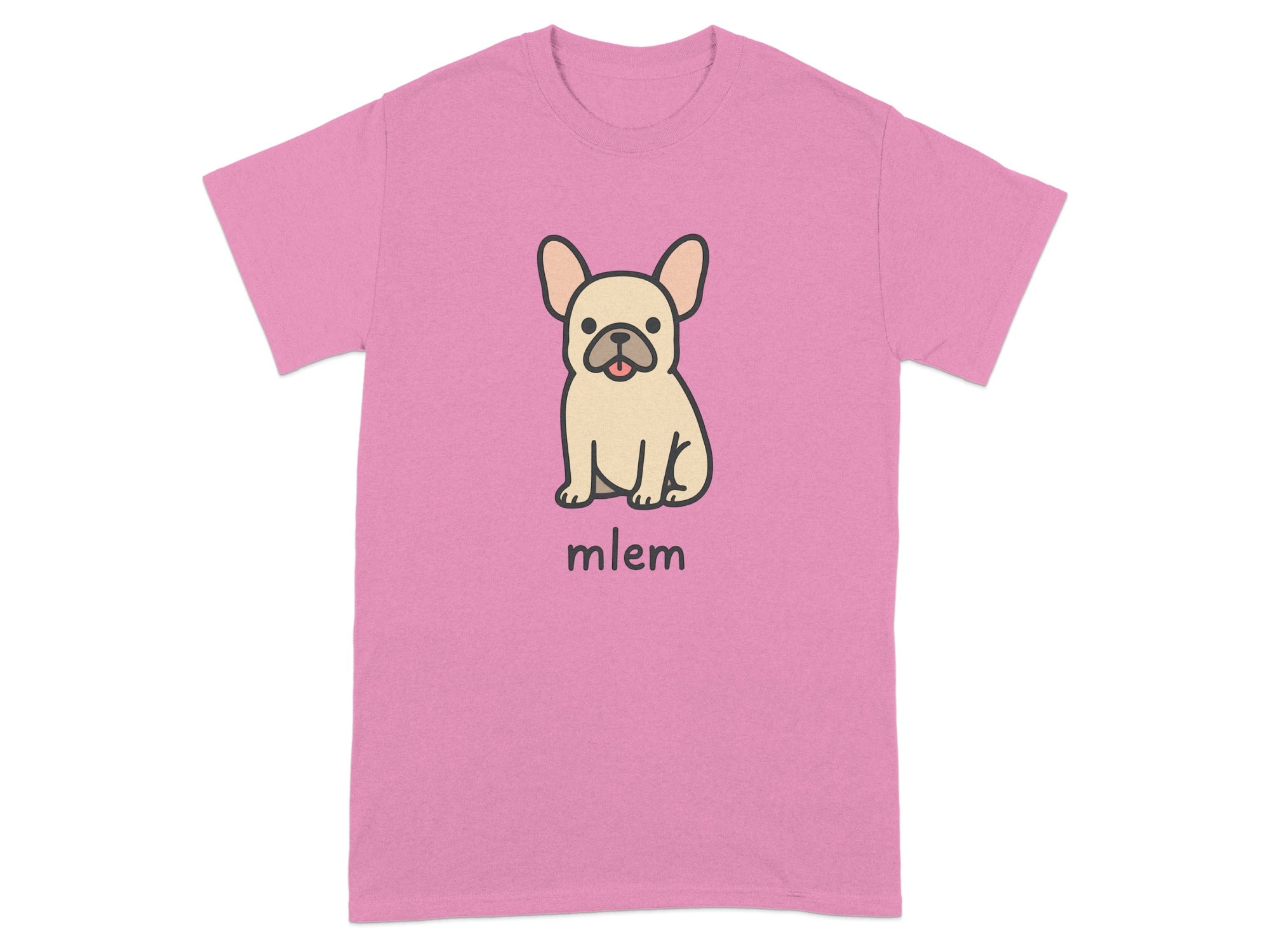 Cute French Bulldog Mlem Graphic T-Shirt Product