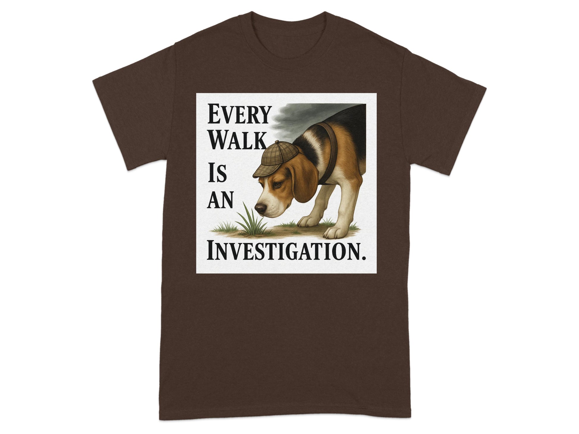 Every Walk Is An Investigation Dog T-Shirt product