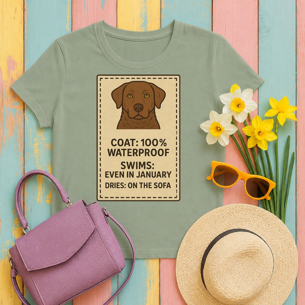 Chesapeake Coat 100% Waterproof Tee in Sage