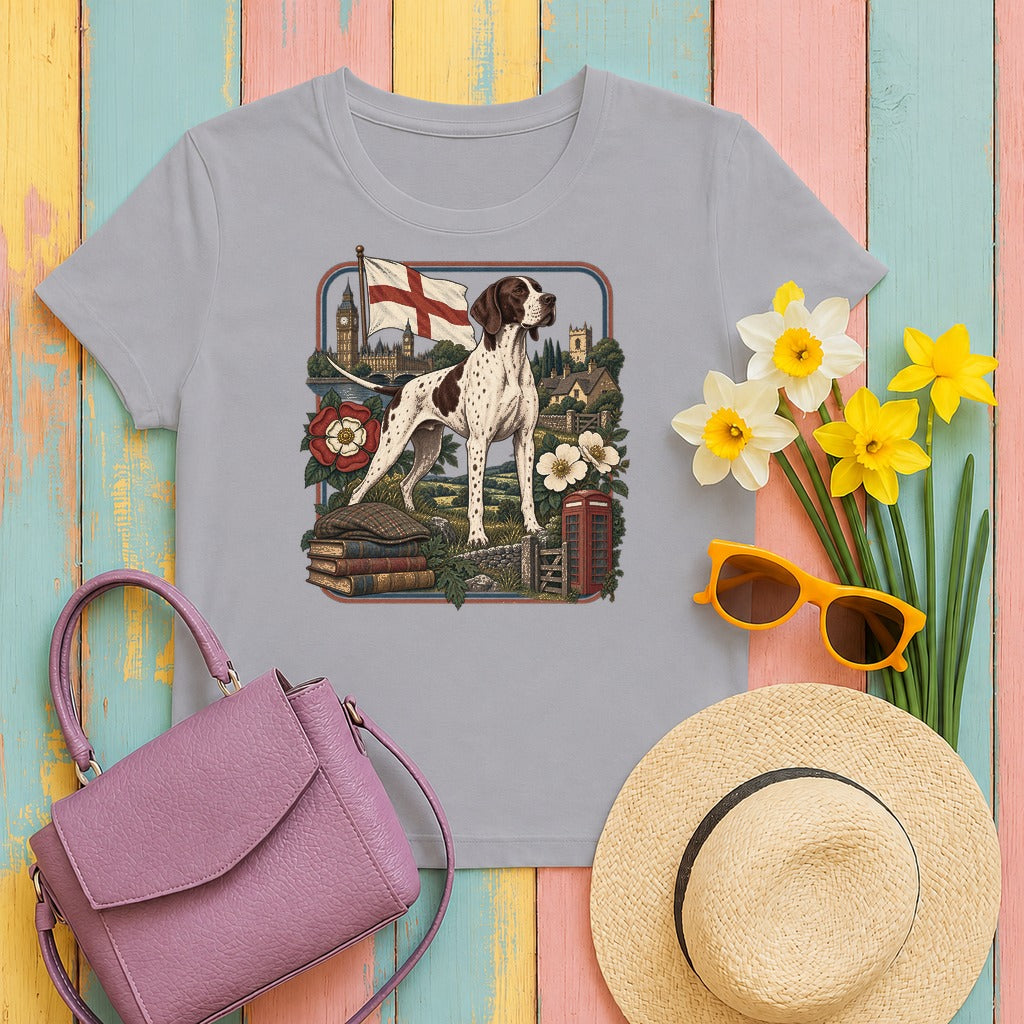 Pointer England Heritage tee, Athletic Heather