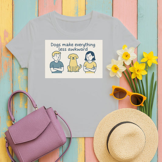 Dogs Make Everything Less Awkward Shirt product type