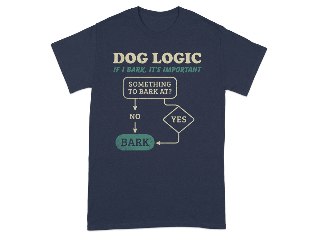 Dog Logic If I Bark It's Important Funny T-Shirt