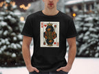 King of Hearts Bear Art T Shirt for Winter Season
