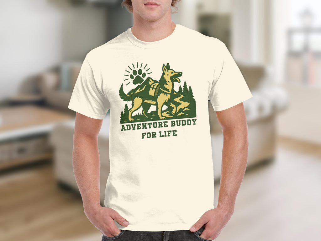 Adventure Buddy For Life Outdoor Dog Design Shirt