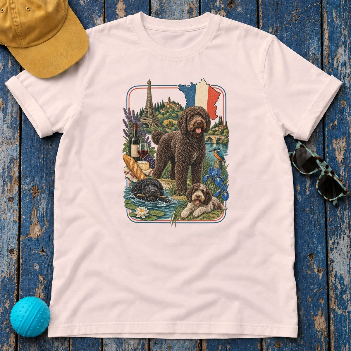 Barbet France Heritage T-Shirt in Soft Pink