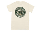 T-shirt graphic: dog wearing a detective hat and trench coat.