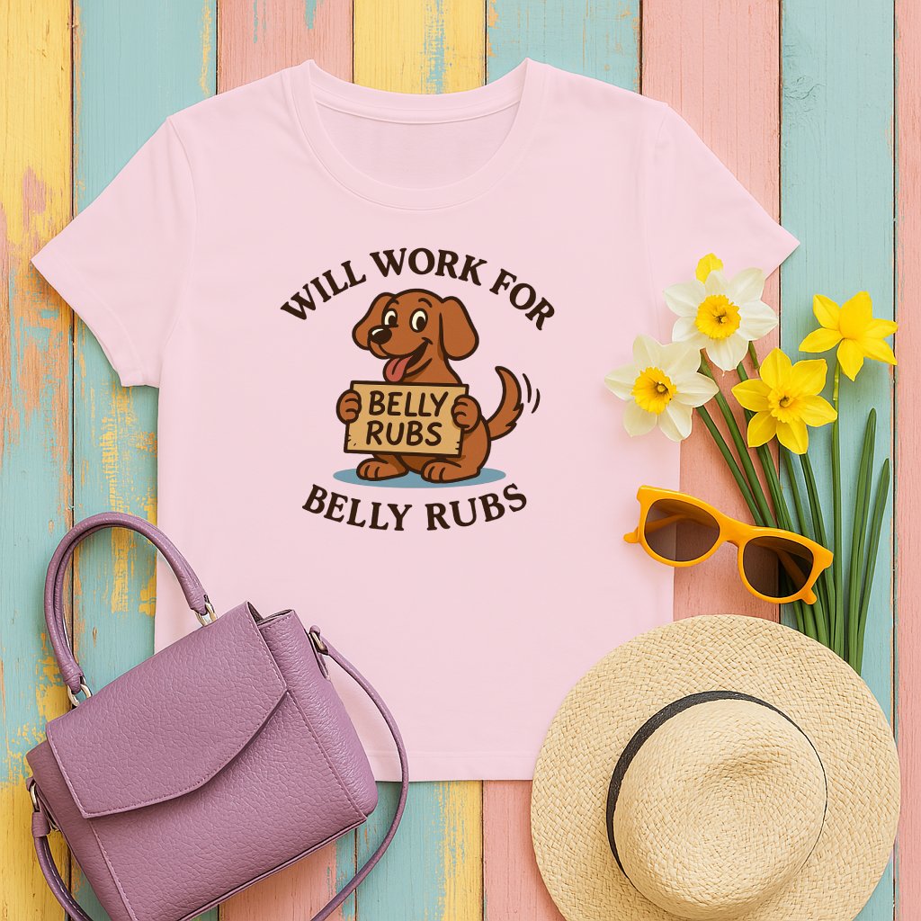 Will Work For Belly Rubs T-Shirt product type