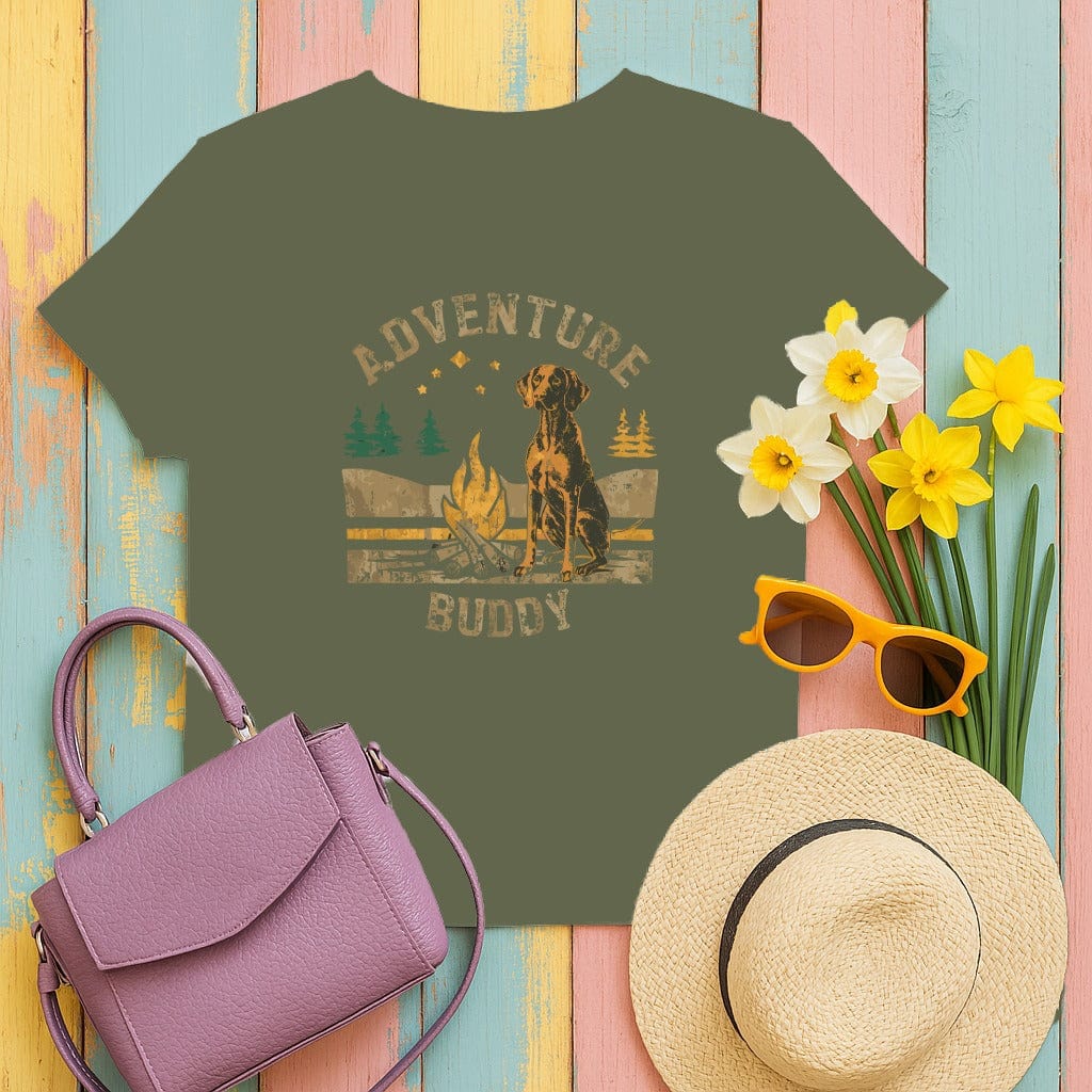 Adventure Buddy Graphic T-Shirt Top for Everyday Style