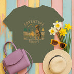 Adventure Buddy Graphic T-Shirt Top for Everyday Style