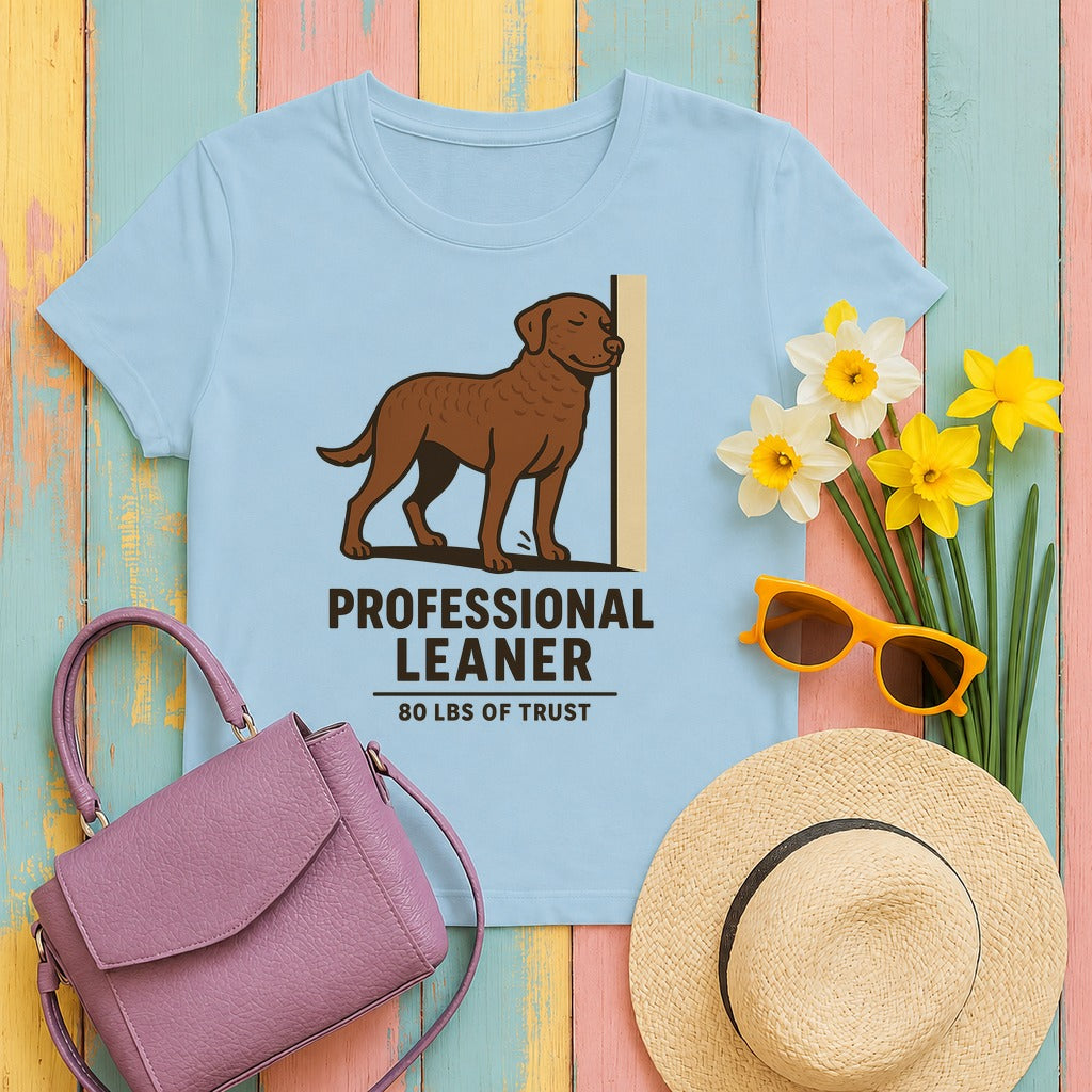 Chesapeake Professional Leaner Tee in Light Blue