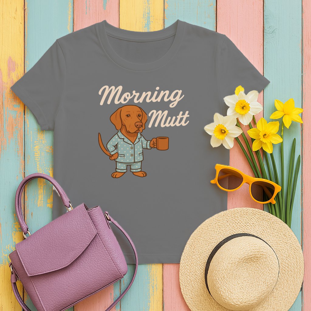 Morning Mutt Graphic Illustrated T-shirt product